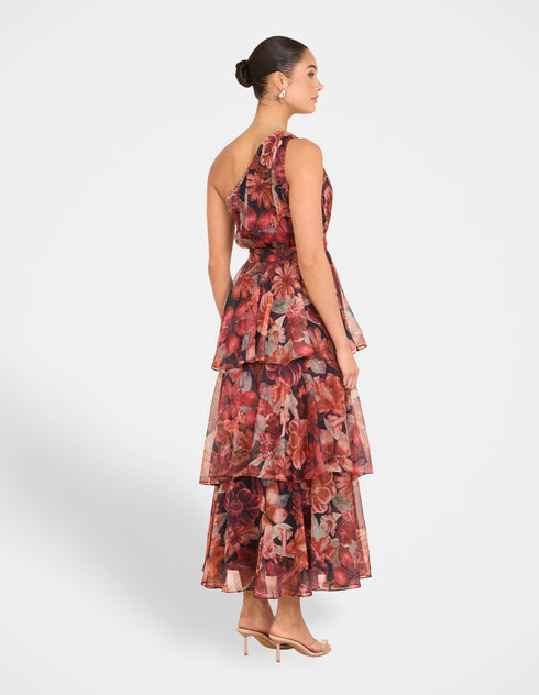 Burma One Shoulder Maxi Dress